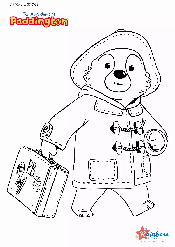 Paddington Colouring Sheet 2